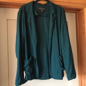 Aritzia hunter green blazer